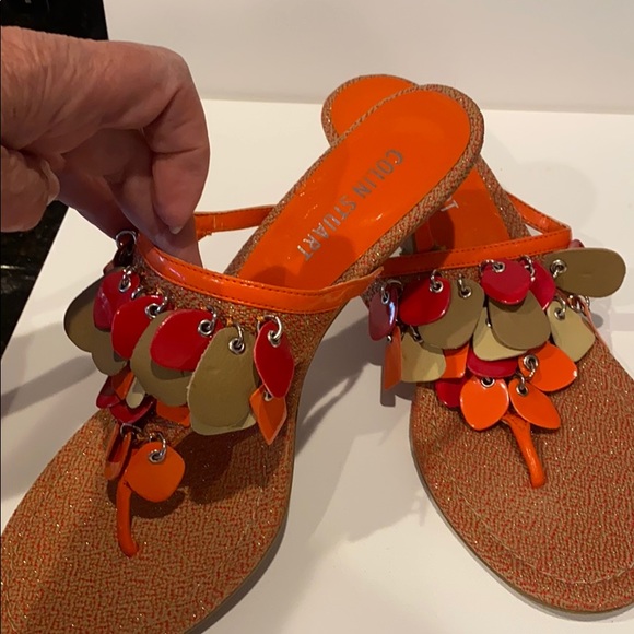 multi colored sandals